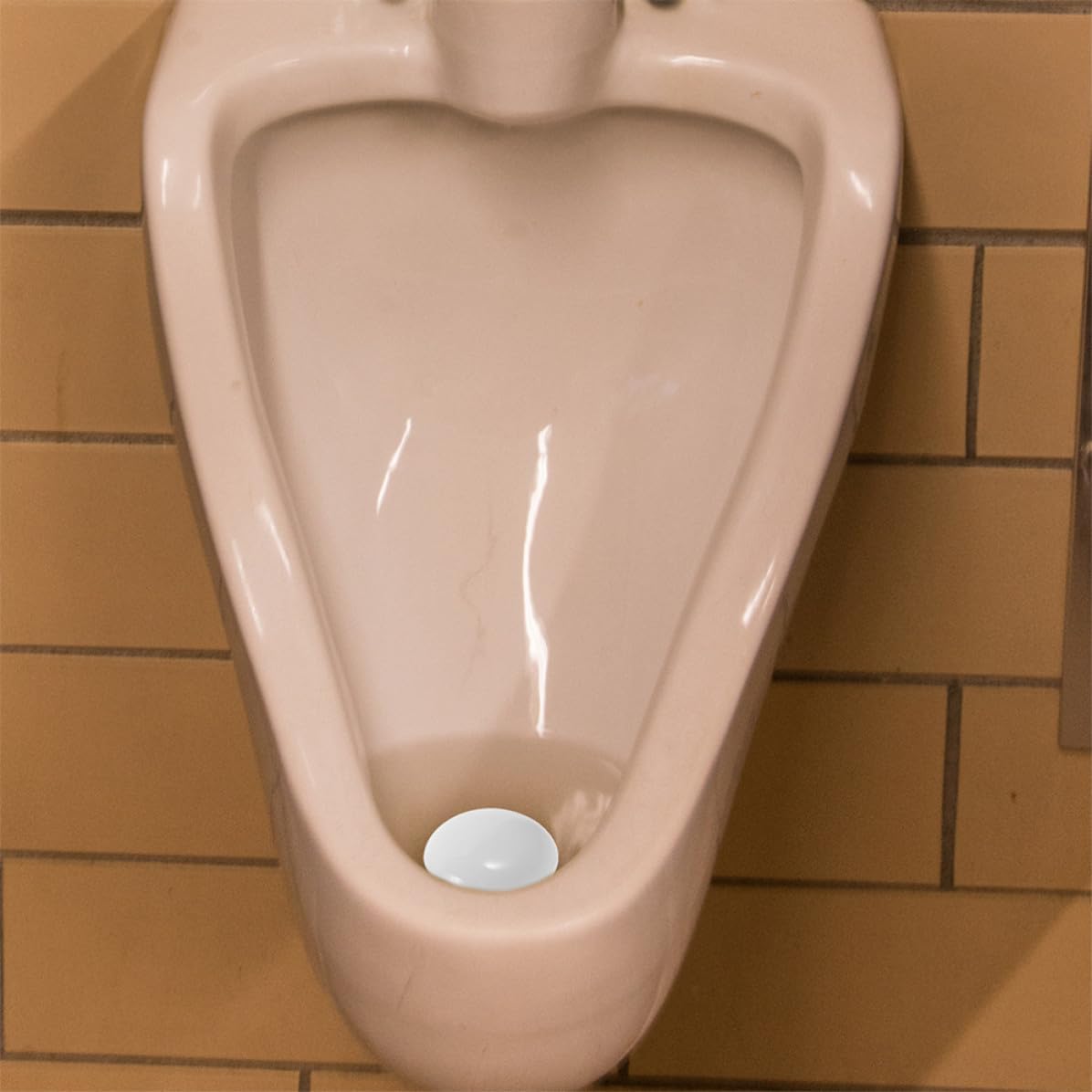 Uonlytech Urinal Ceramic White Urinal Drain Cover Filter Guard with Universal Design and Easy Installation and Waste Filter for Homes and Other Settings