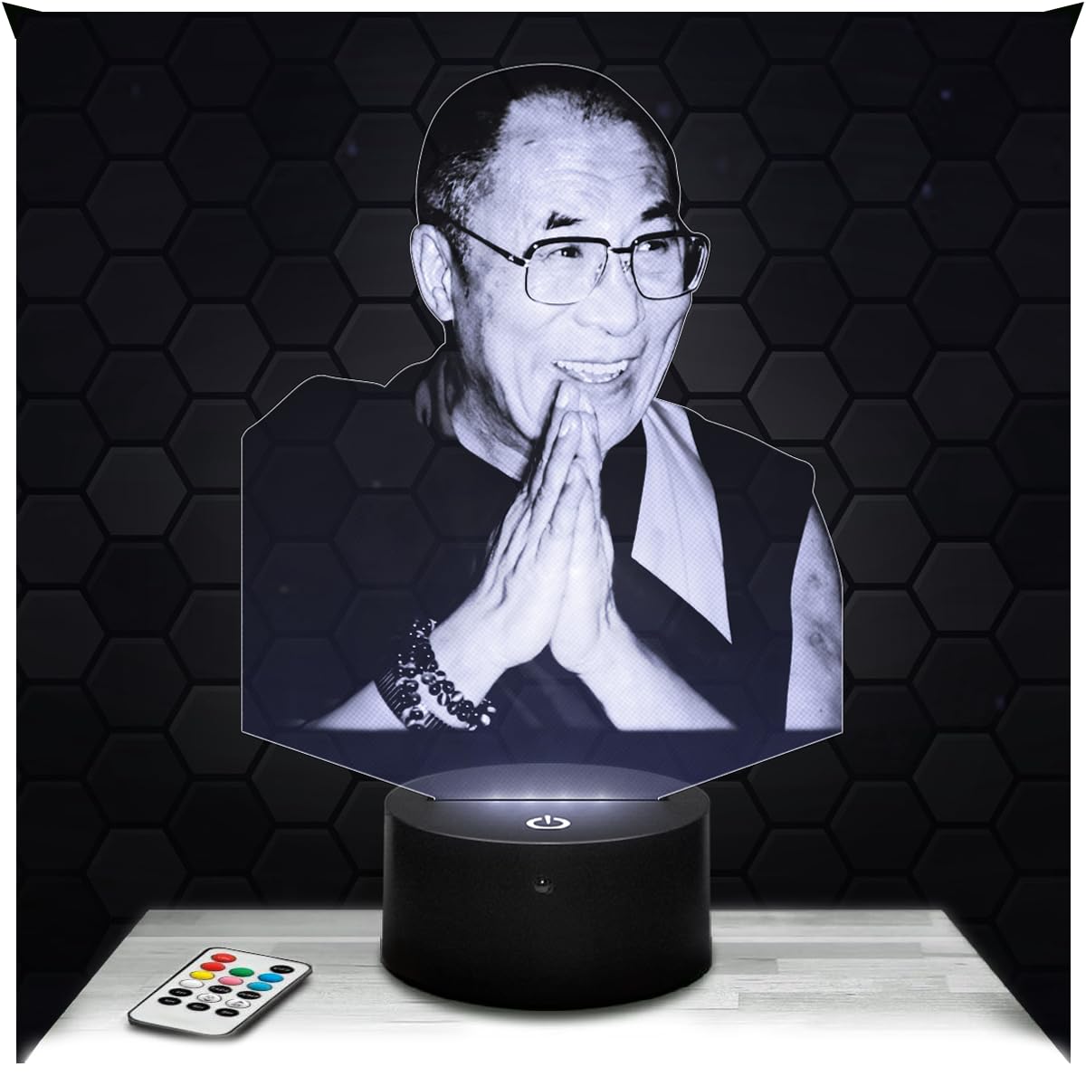 Lampephoto.fr - Dalai Lama Spiritual Meditation Yoga Relaxation Zen decoratioN. Gift idea for men, women, Dalai Lama object, adult night light, Deco Original Christmas, gift idea for men and Women TOP