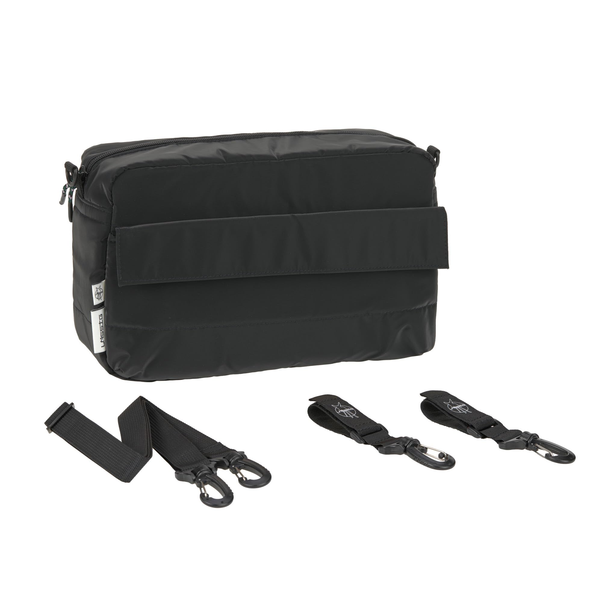 LÄSSIG Organizzatore per carrozzina borsa a tracolla Casual Buggy Organizer Bag black