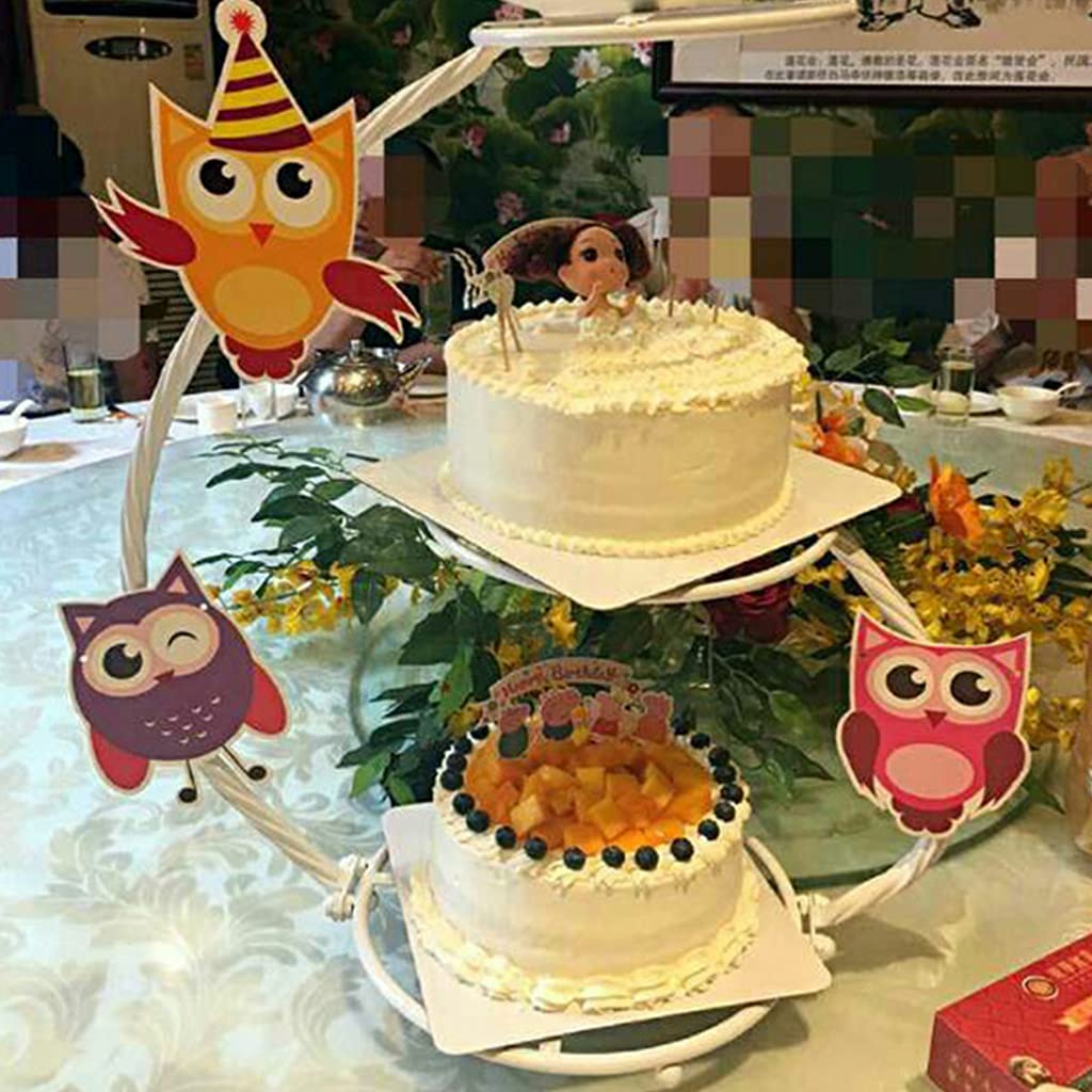 Présentoir à cupcakes à trois étages pratique et populaire