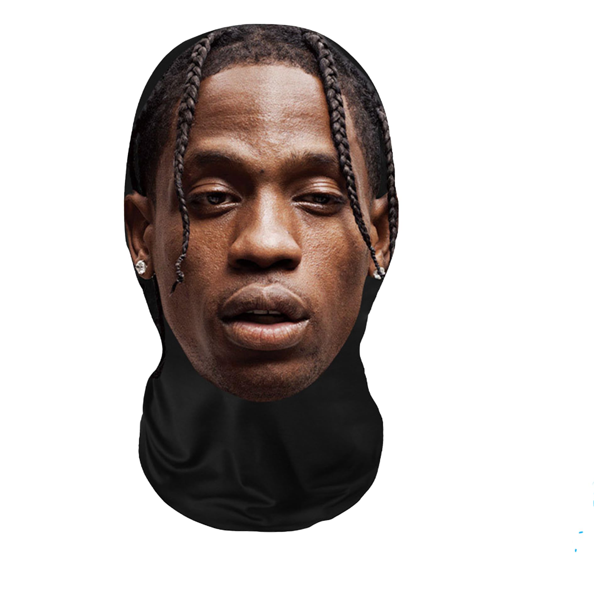 Realistic Celebrity Face Masks - Mesh Print Novelty Balaclava Hat for Cosplay, Props & Costumes