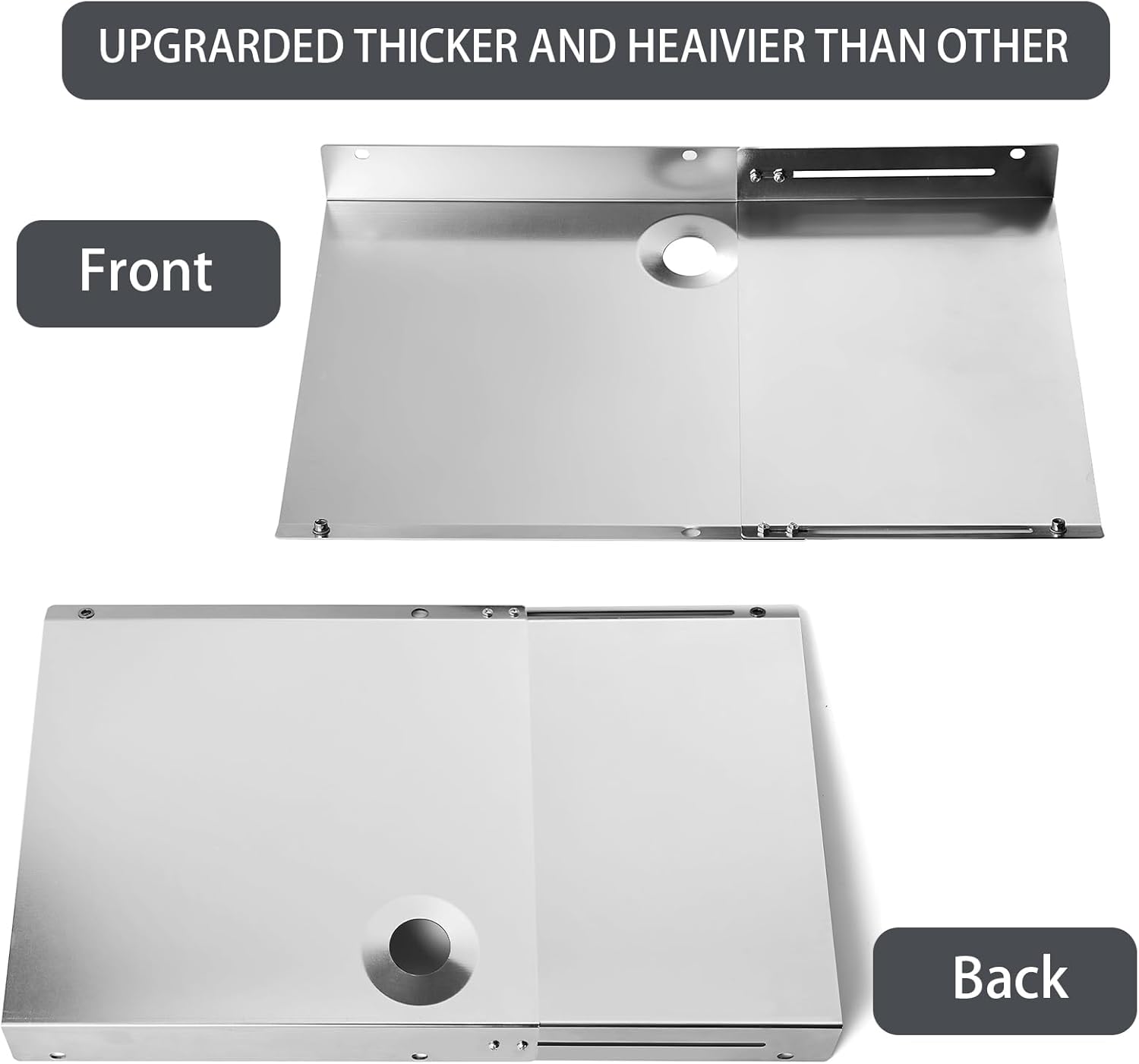 G460-2900-W2 Heat Shield Tank Grill Replacement Parts for Charbroil Tank Firebox Gas2Coal Advantage 463336818 463370719 463344015 463371719 463340516 463371116 463274016 463336016 G460-2900-W1