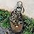 watnature 32.6” Tall Barrel Fountain with Adjustable Pump - 4-Tier Cascading Water Fountain Outdoor with LED Light&Charming Water Feature, Rustic Style Garden Waterfall Fountain for Indoor, Outdoor