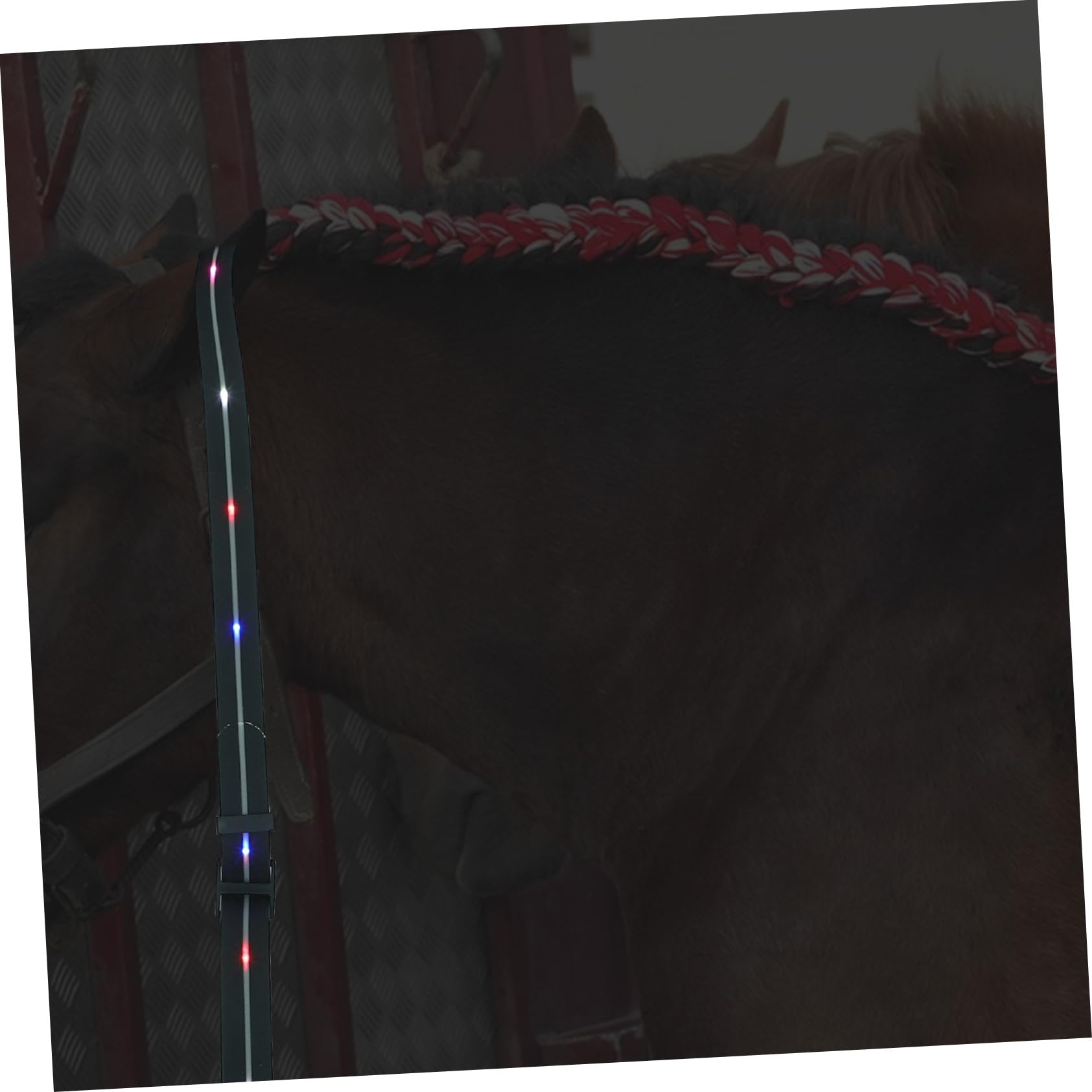 SUPVOX Correa Led Ecuestre Recargable De Alta Visibilidad Para Montar Caballo Arnés De Pecho y Ligero Para Seguridad Nocturna