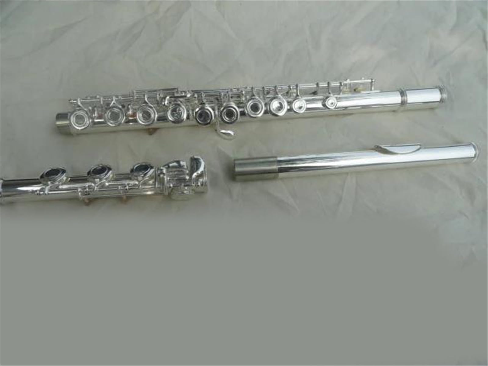 początkujących Flet Flet C posrebrzany 17 otworów otwarty instrument z miedzioniklu z kluczem E