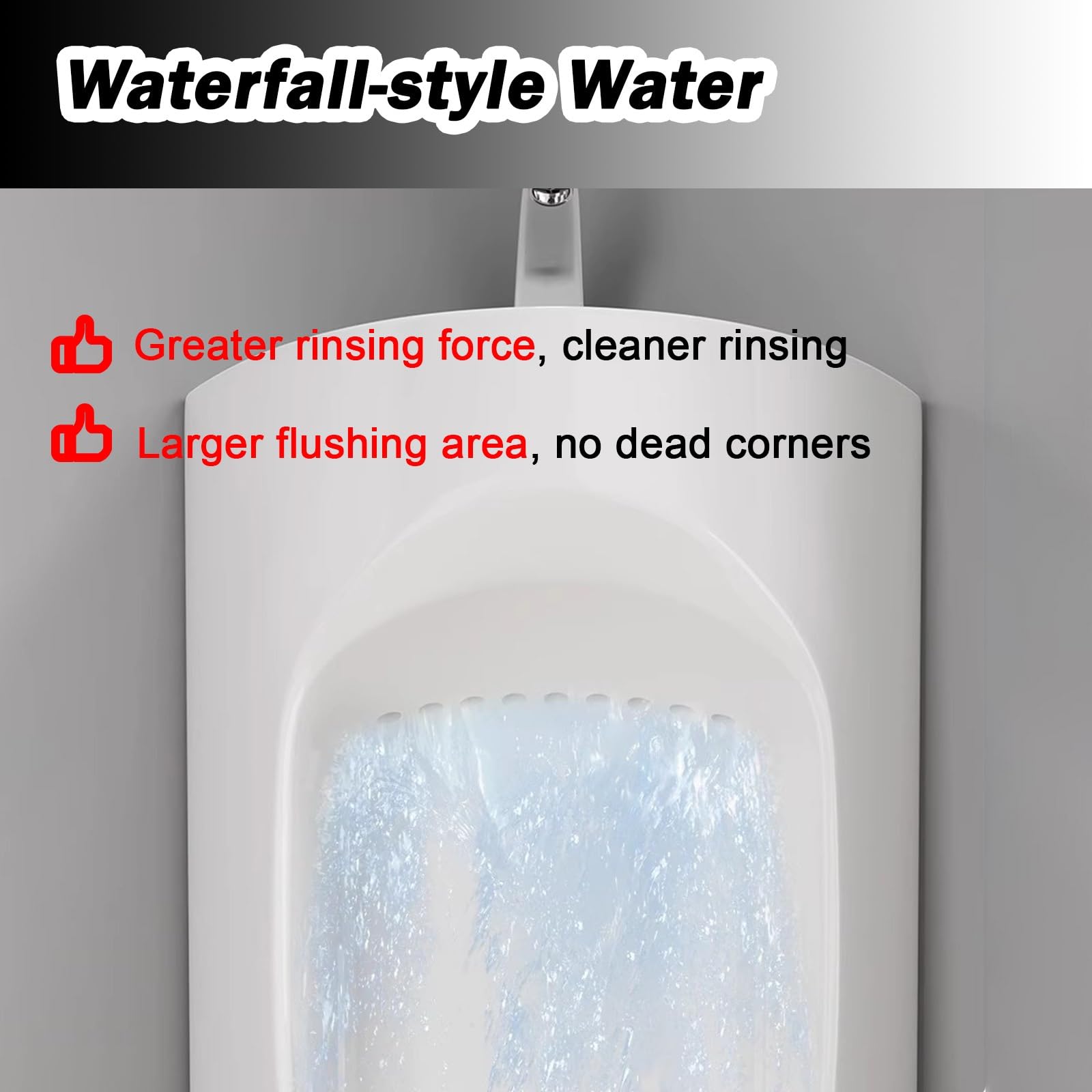 Urinario de pared para hombre con lavabo, urinarios de esquina de cerámica fáciles de limpiar para hombres, para garaje/sótano/escuelas/estudio