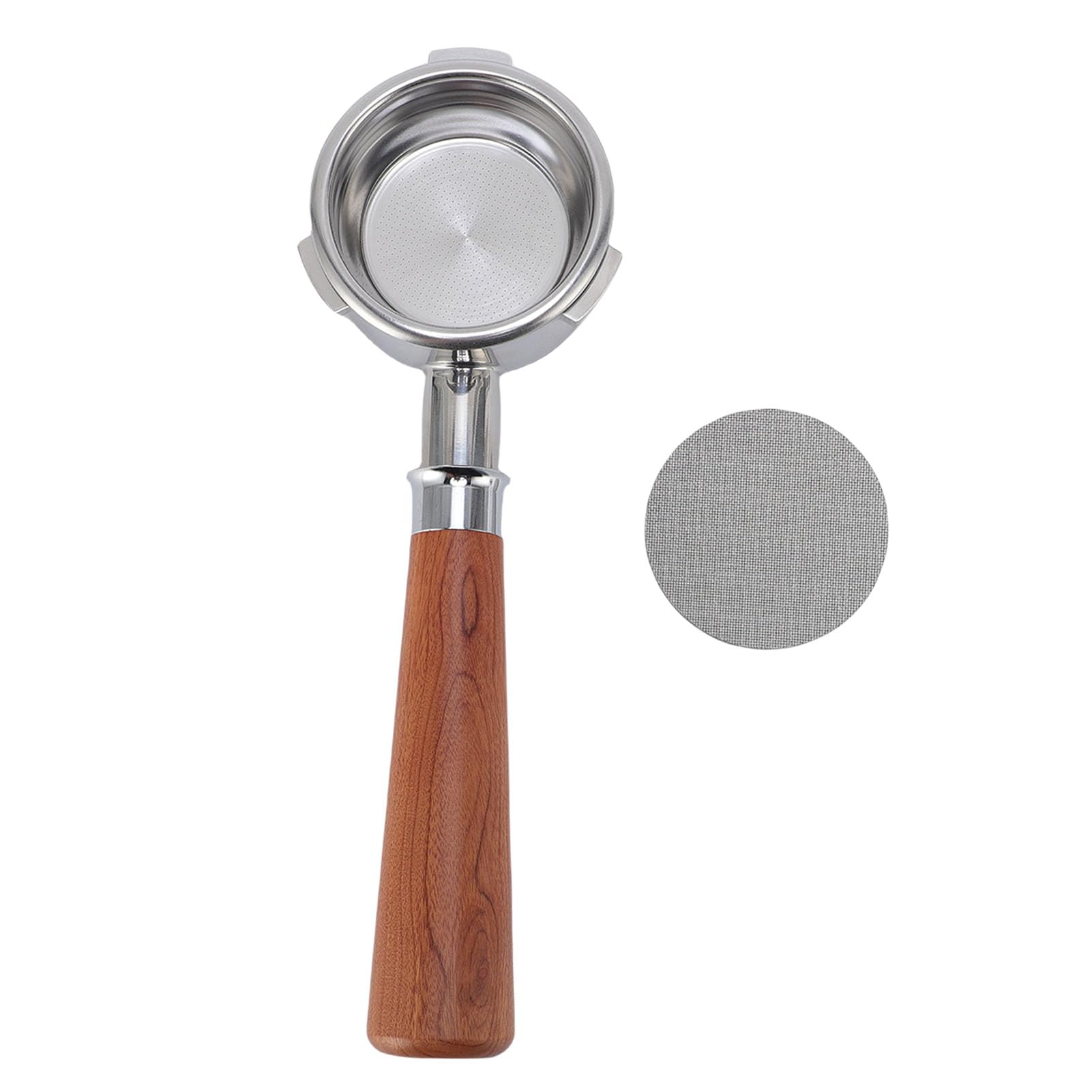 Focket Bezdenne Koluszko do Ekspresu 58mm, Drewniana Rączka, 3 Zaczepy
