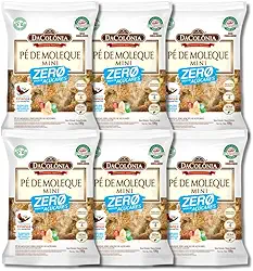 Kit com 6 Unidades DaColonia Pé De Moleque 100G Zero