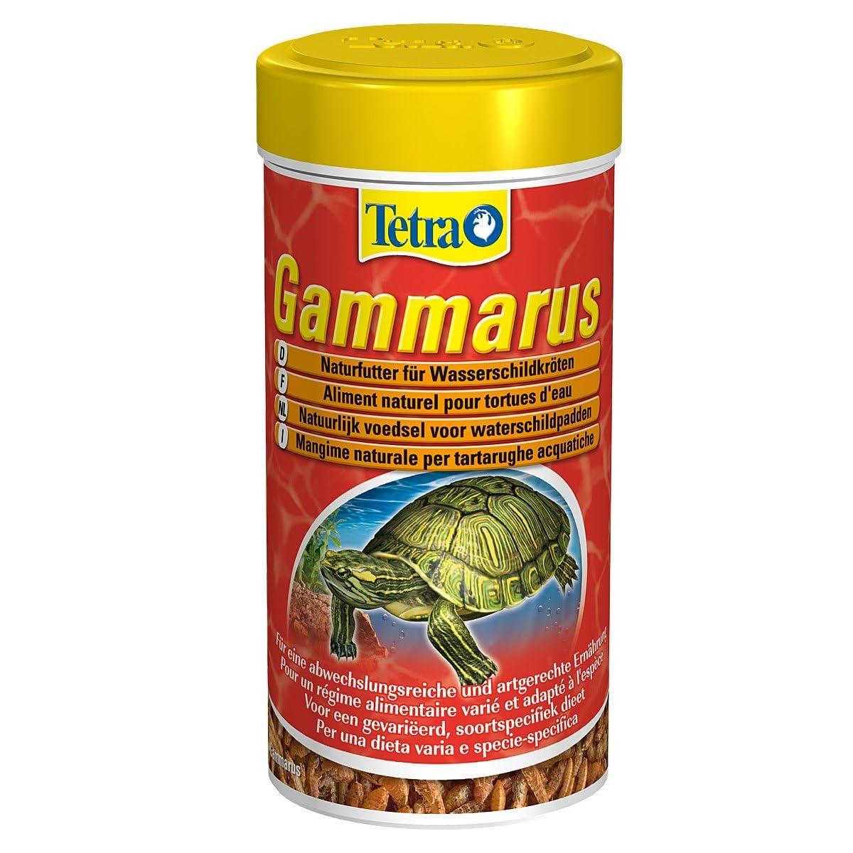 Tetra Gammarus karma dla żółwi – delikatnie suszona naturalna karma z całych raków potokowych, puszka 250 ml