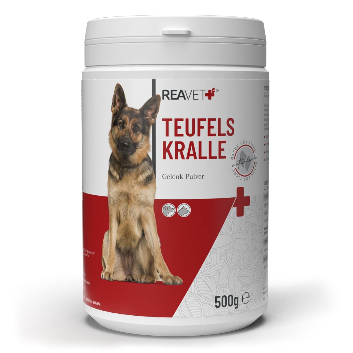 ReaVET Afrikanische Teufelskralle Pulver – 500 g für Hunde, Katzen & Pferde