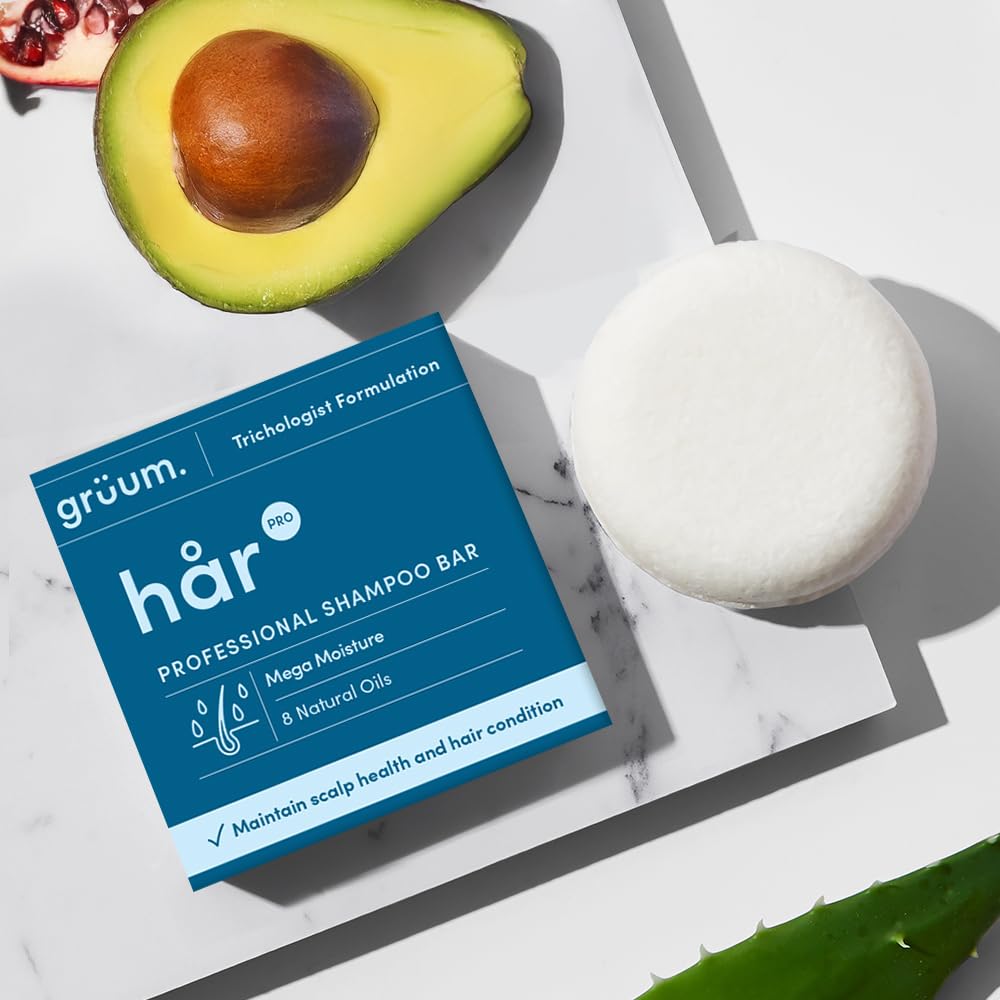 grüum Mega Moisture Shampoo Bar 50g, Solid Shampoo Bars for Hair Up to 60 Washes - Image 2