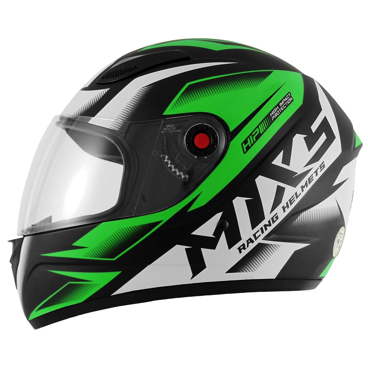 Capacete Moto Fechado Mixs Fokker Storm 60 Verde | Amazon.com.br