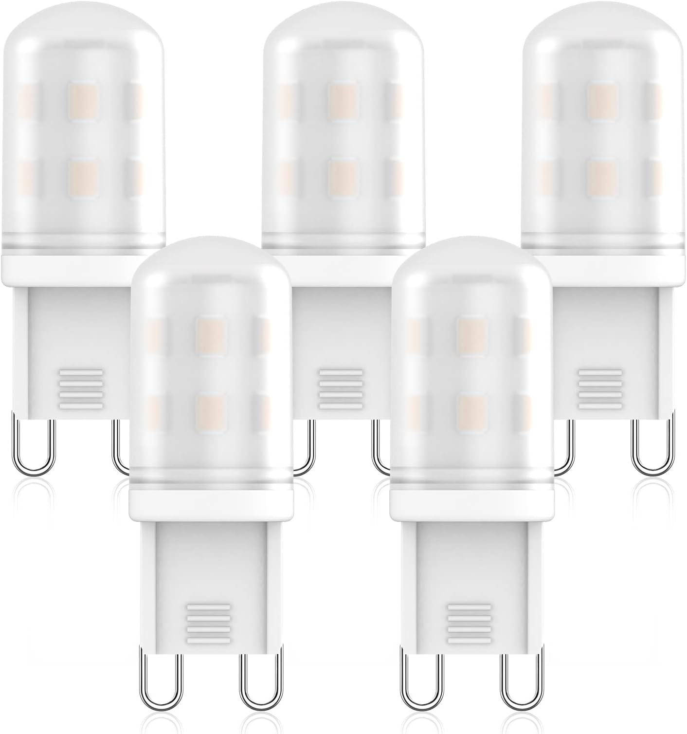 RuLEDne Ampoules LED G9 2W Equivalent 20W 25W Halogène Lampe, Ampoule