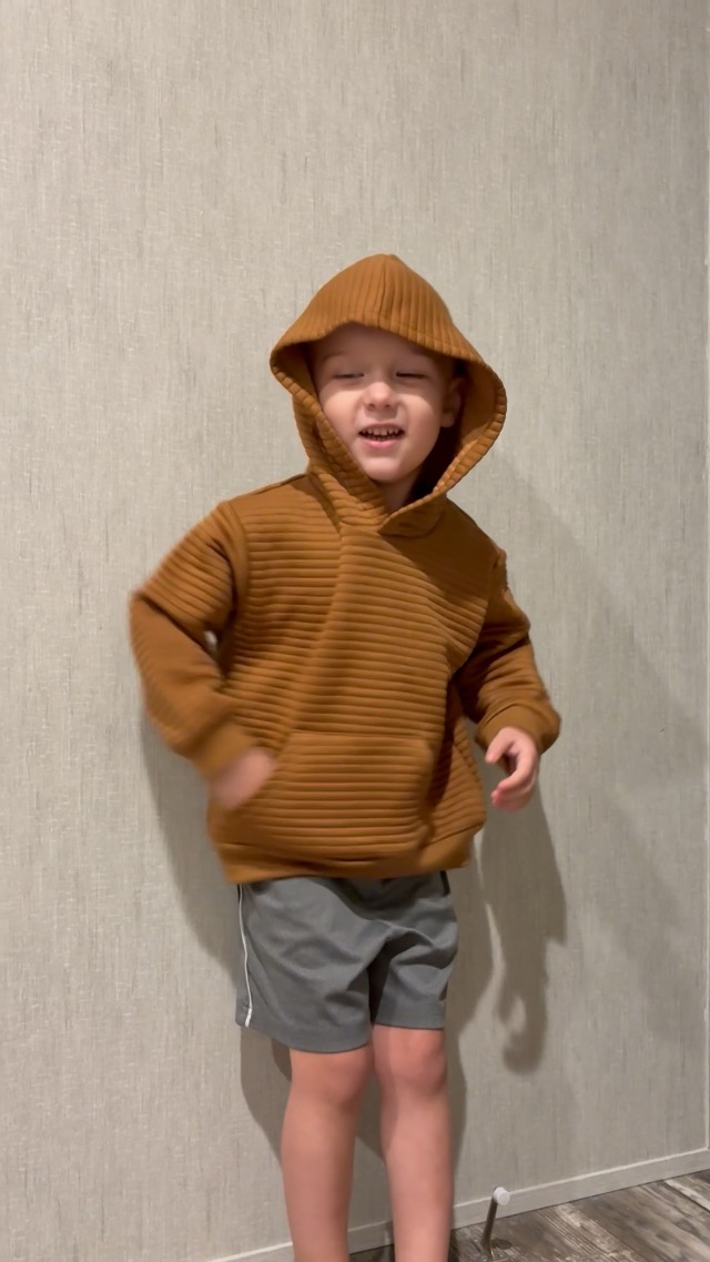 Toddler's comfy hooded sweatshirt! #kids #clothing