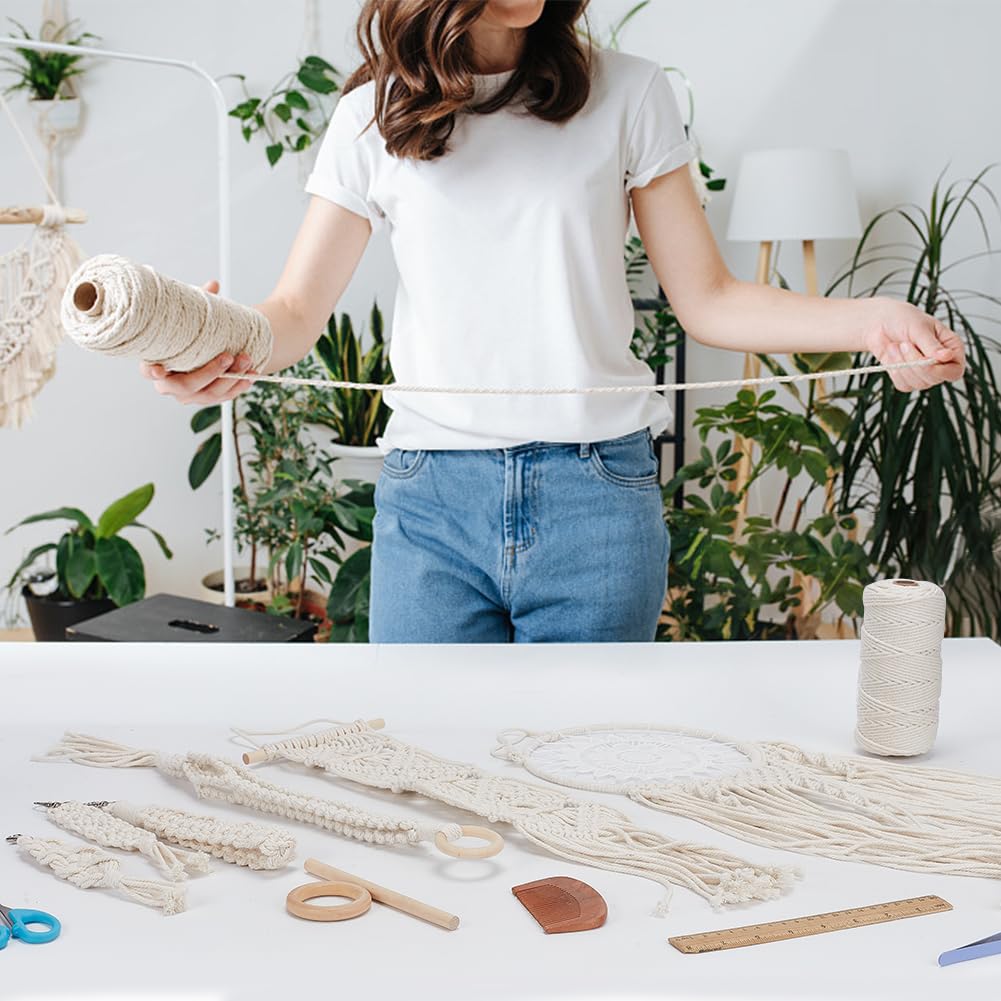 Amazon | INFUNLY 6 セット DIY マクラメ キット 花 マクラメ 夢