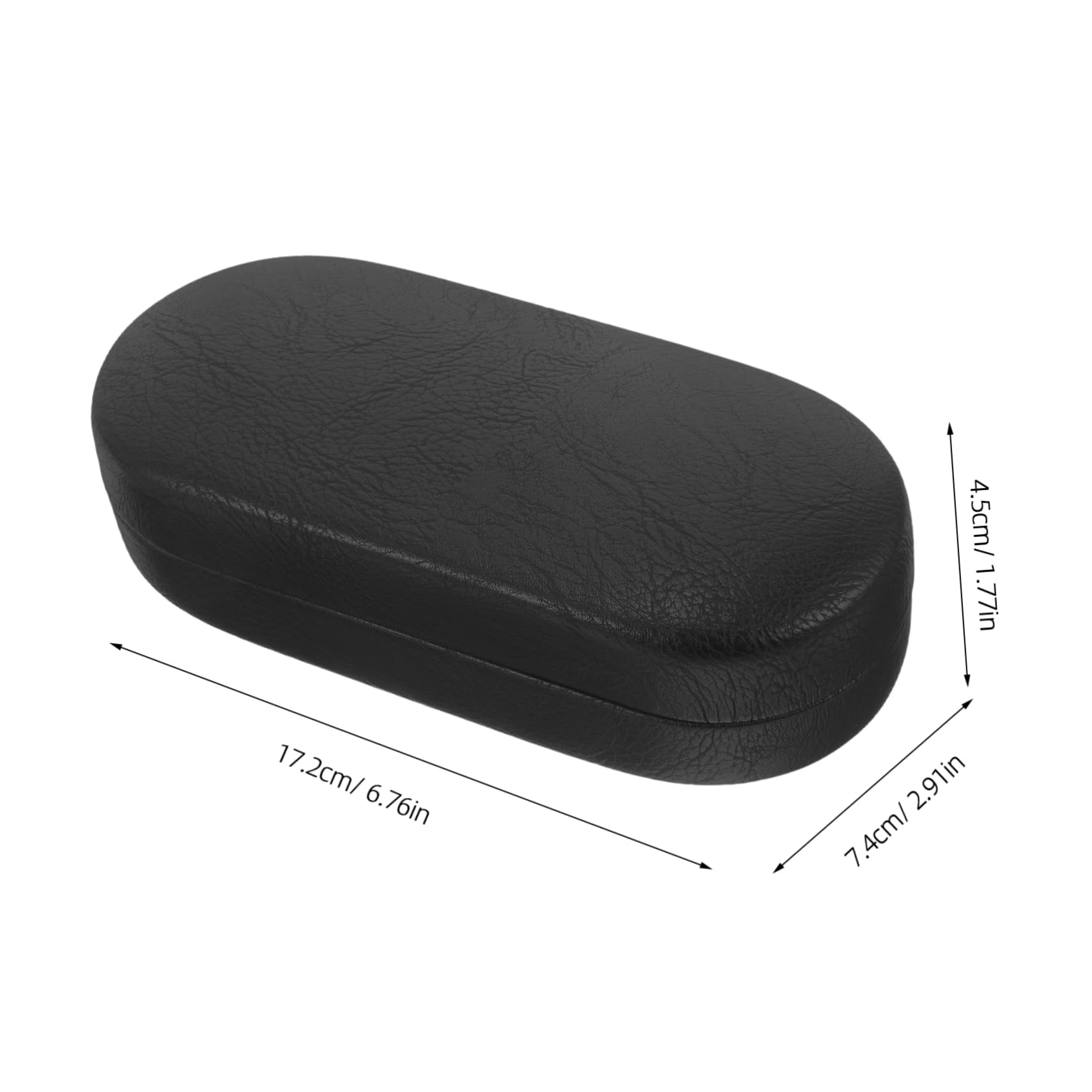 BESPORTBLE Estuche Para Gafas De Sol Caso Duro Viajar Múltiple Delgado Estuche De Gafas Duras Conformado Organizador De Gafas De Sol Transparente Almacenamiento Bolsa Plegable Cuero Pu Black