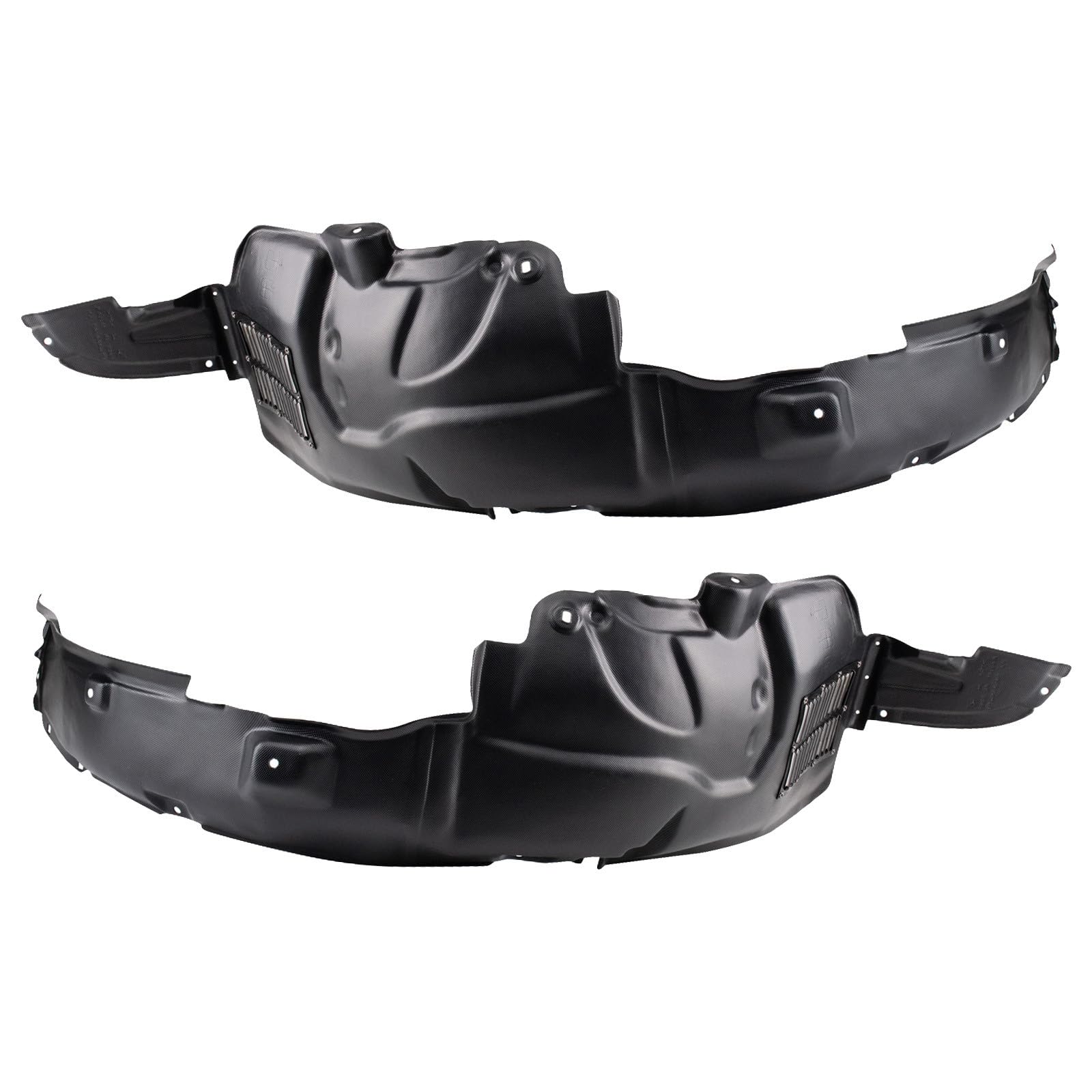 TRQ Inner Fender Liner Set Compatible with 2009-2010 Kia Optima KI1248116 KI1249116