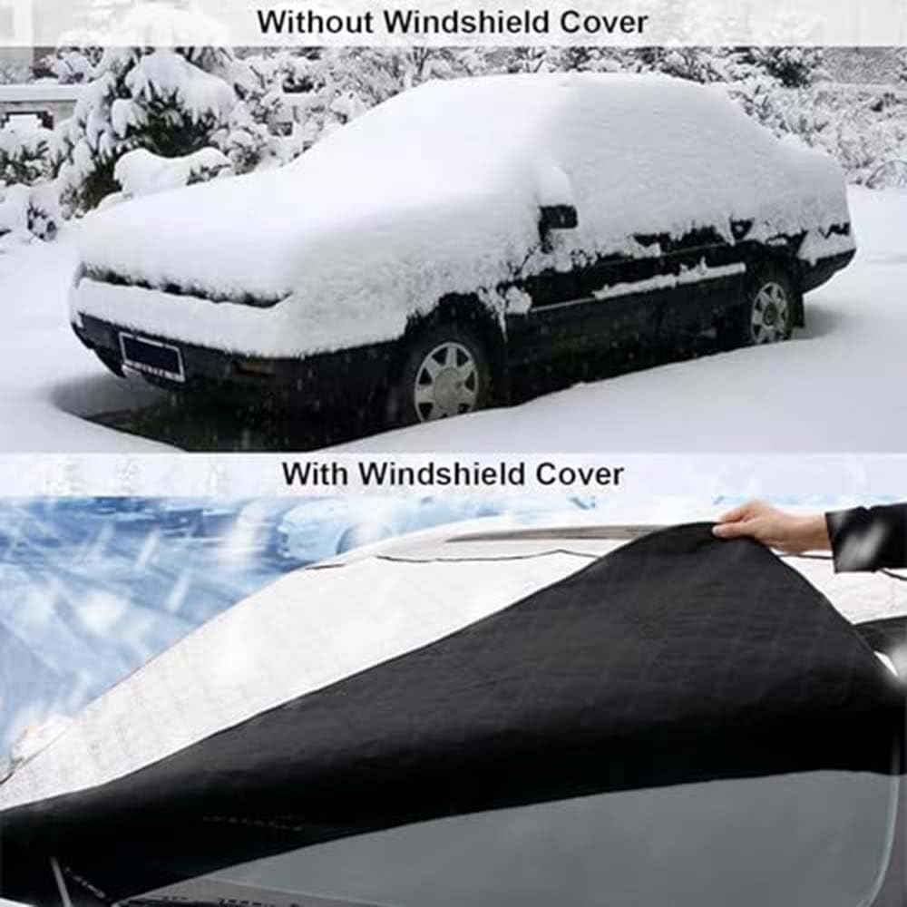 Frontscheibenabdeckung für Subaru Ascent 2018-2026, Thermisch isoliert, Winterfest Frostschutz & Autosonnenschutz für Frontscheibe
