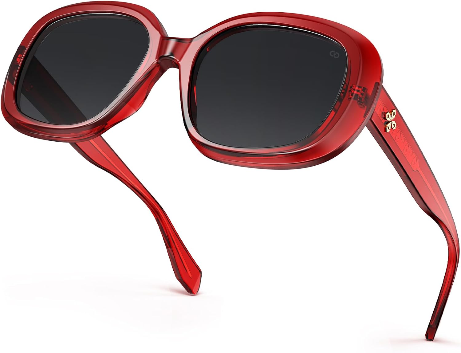 VISOONE Oversized Oval Round Jackie O Sunglasses Women Vintage Retro Large Square Sun Glasses Huge Big Shades Lavinia