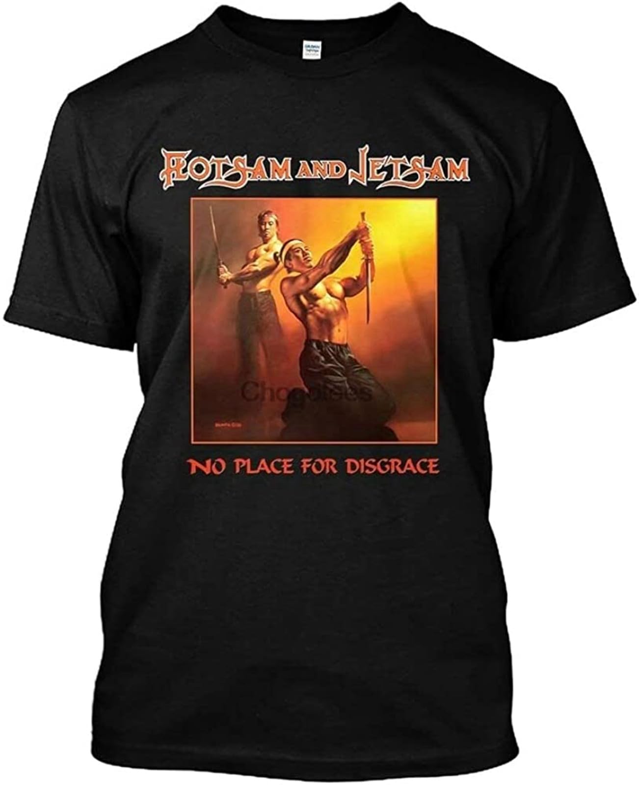 rather NWT Fz Flotsam and Jetsam No Place for Disgrace T-ShirtM Black