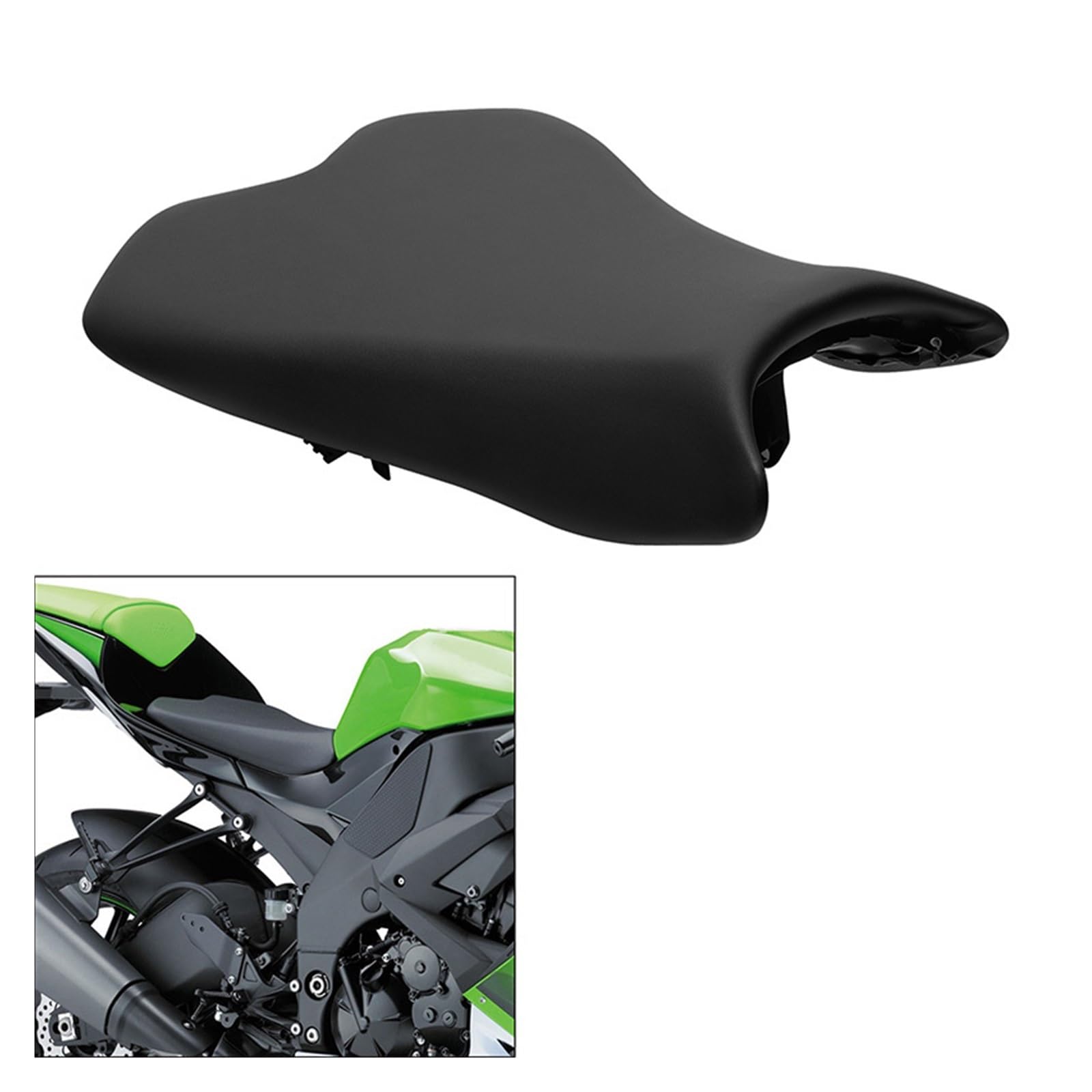 Motorrad-Vorder- und Rücksitzbank Motorrad-Frontfahrersitz Für for for for NI&nja Für ZX6R 2009–2018 2017 2016 2015 2014 2013 2012 2011 2010 Motorrad-Ersatzteile