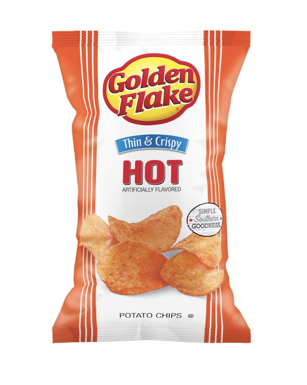 Golden Flake Hot Chip (4pack 7.5oz)