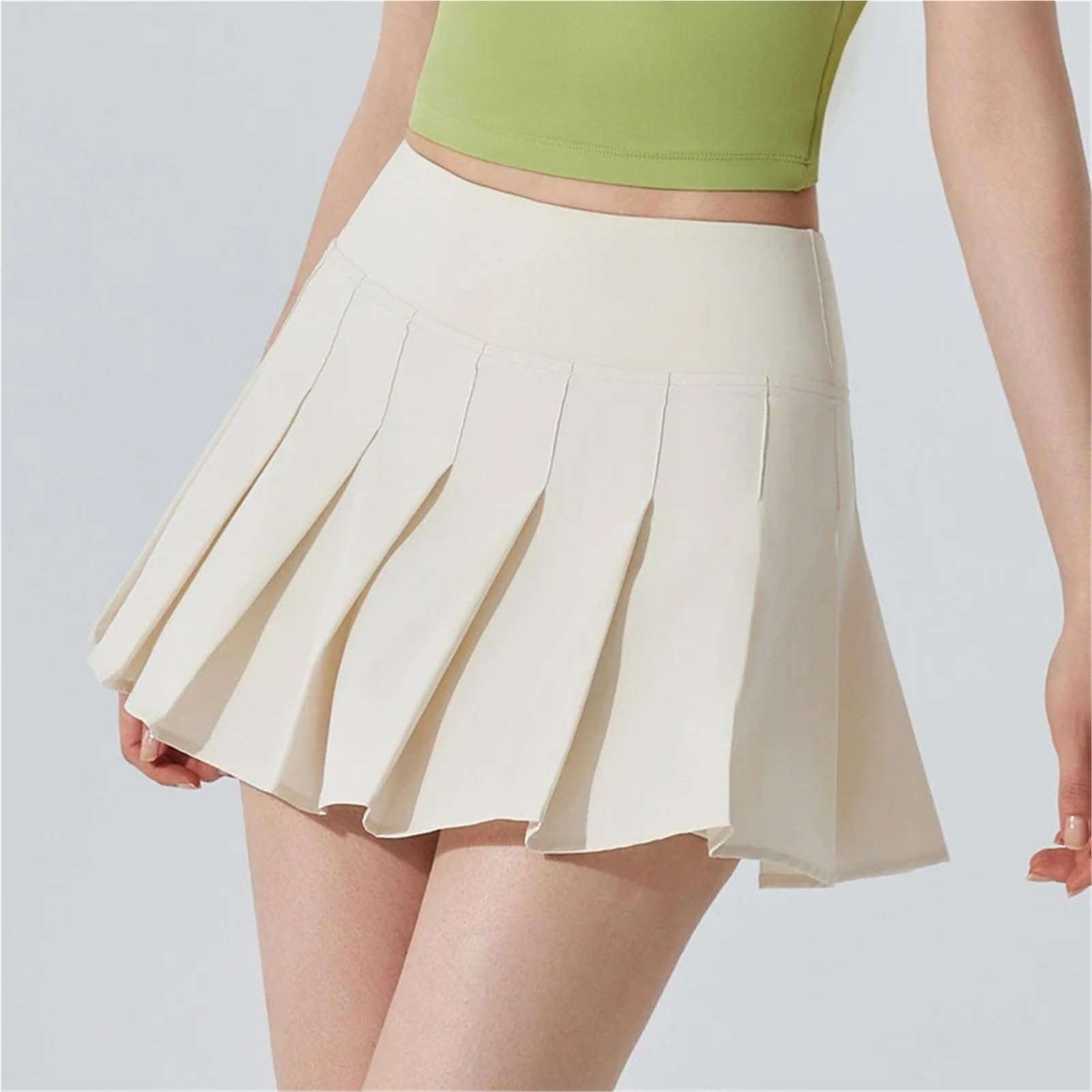 Falda de Tenis Plisada for Mujer, Faldas Patinadora Cintura Alta en Forma A con Forro, Pantalones Cortos, Elegante Falda pantalón Deportiva Golf para Mujer