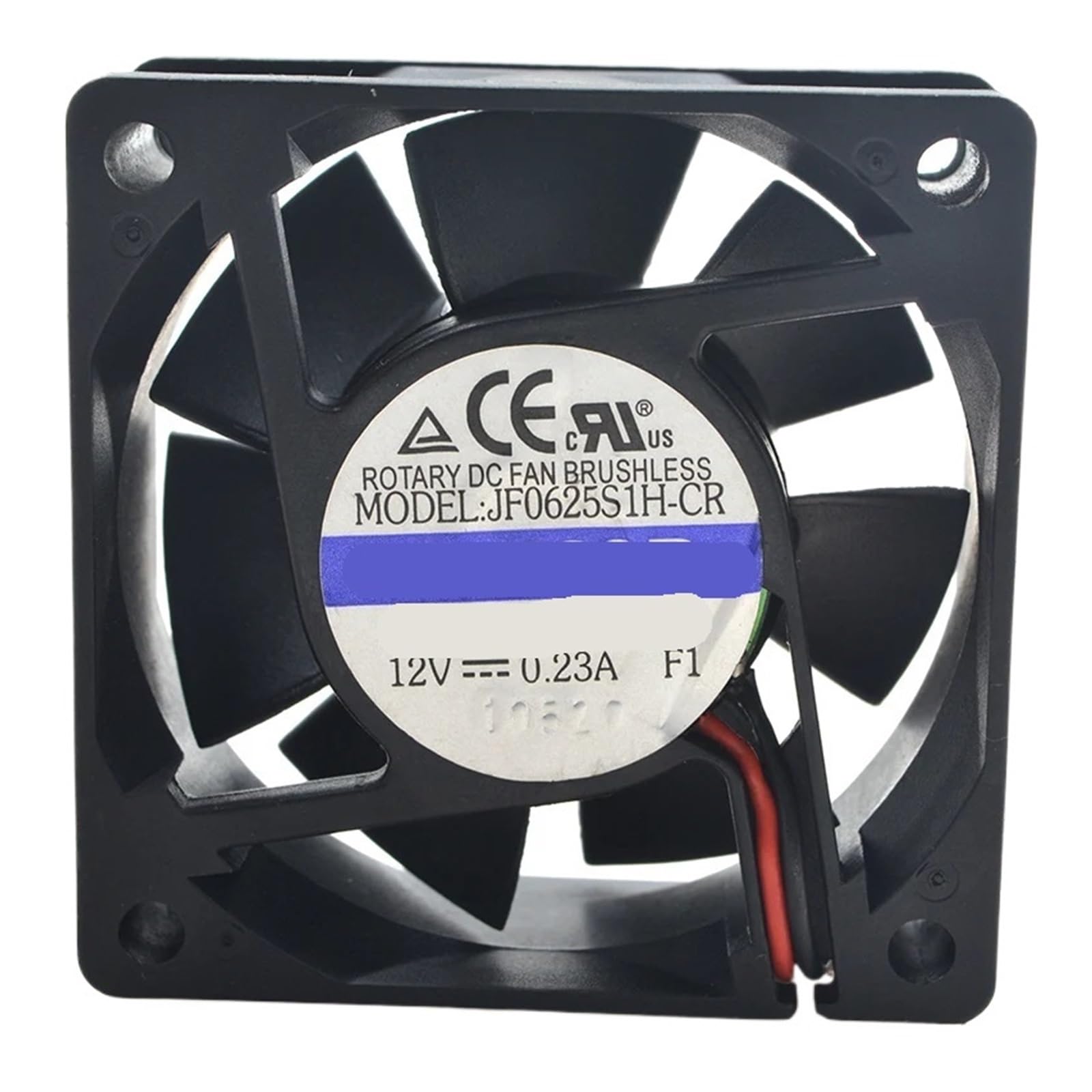 TPKMVGAP JF0625S1H-CR DC 12V 0.23A 60x60x25mm 2-wire Server Fan