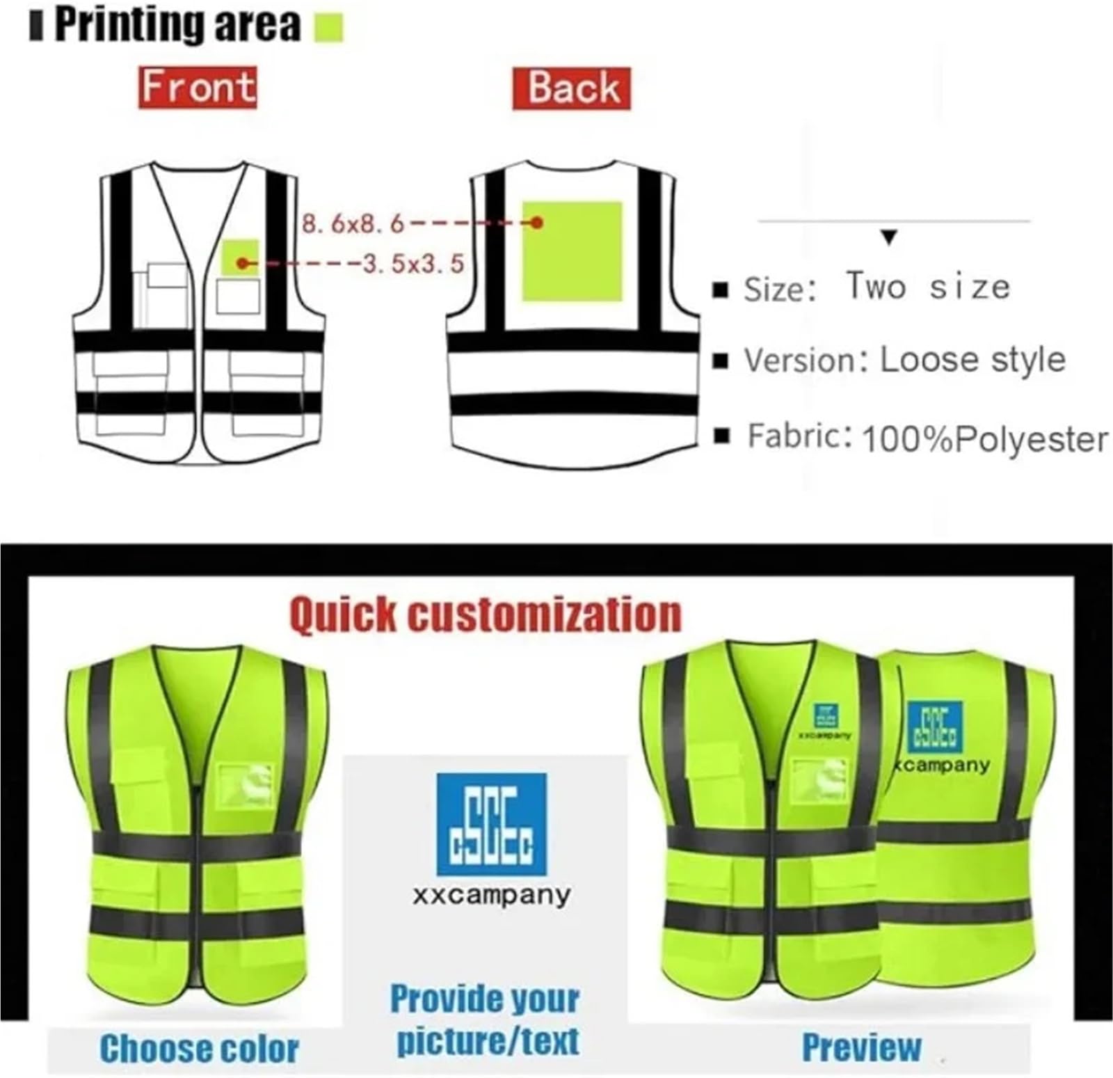 Gilet in rete ad alta visibilità