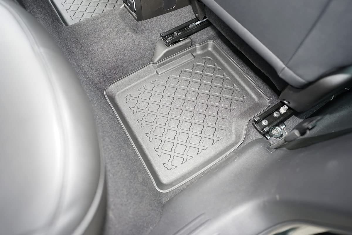 MTM Tappetini TPE per Jeep Compass 4xe Plug-in Hybrid 2020- Bordi Rialzati, su Misura con Design a Vaschetta cod. 3P 10926
