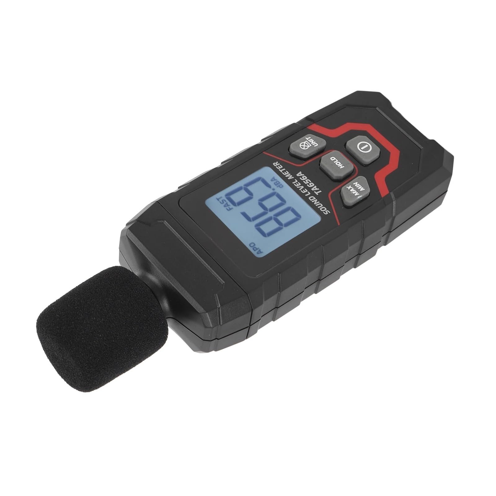 Medidor de nivel sonido decibelios digital Rango 30,0 a 130 dBA Precisión ±1,5 dB Pantalla grande,En tiempo real
