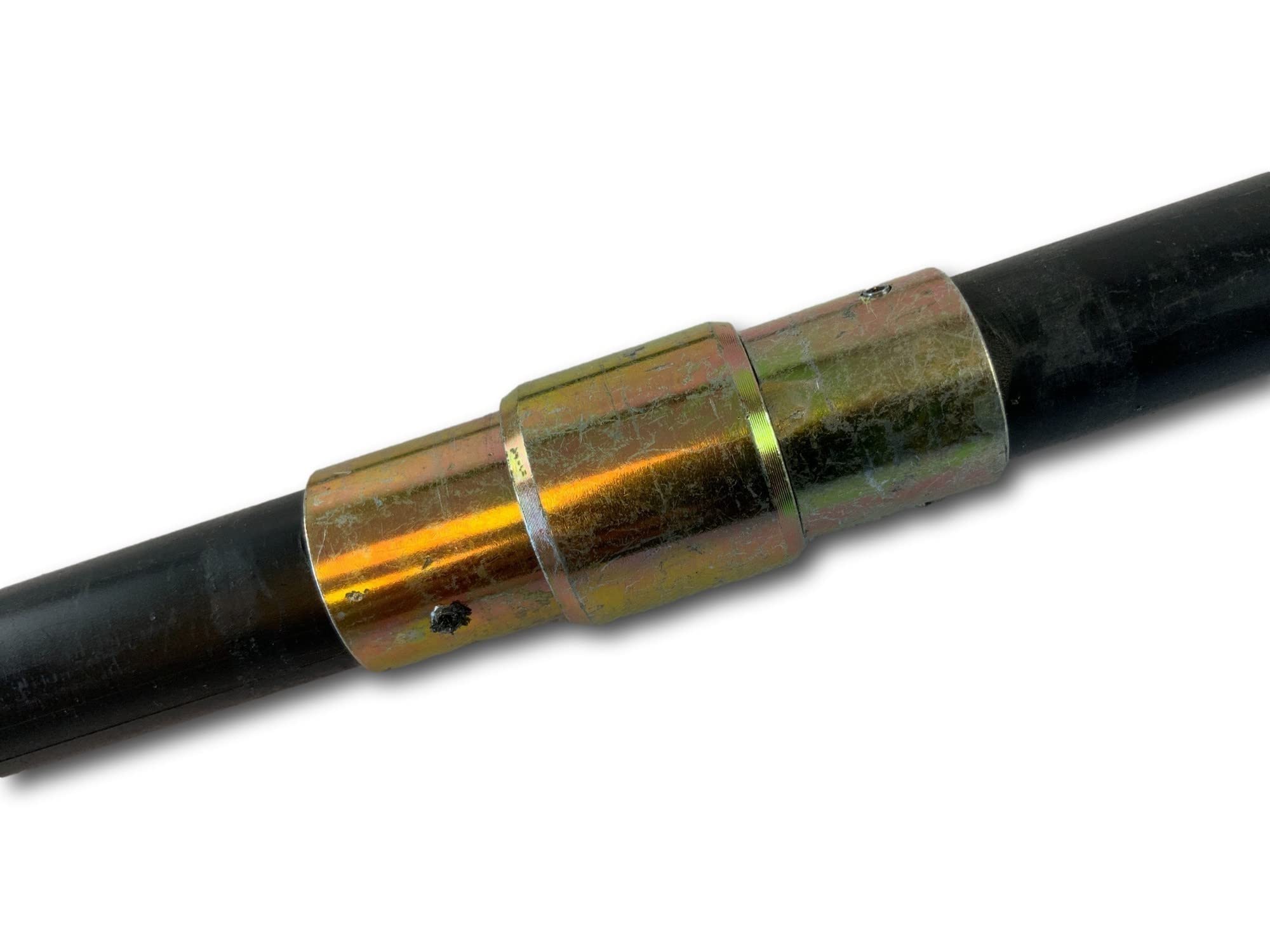Kibros Kit spazzacamino iper pro non intubata scovolo in acciaio Ø 125 mm | Scovolo acciaio piatto rinforzato, 7 aste piene Ø 20 mm (6×2 m + 1×1 m), 13,25 m, canne fumarie non intubate.