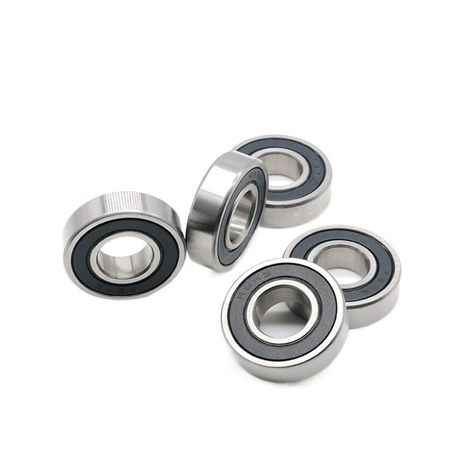 VSPPJYFG Bimetal Seal Shield Micro deep Groove Bearing 1pcs R8-2RS 12.7x28.575x7.938mm Miniature Flanged Ball Bearing