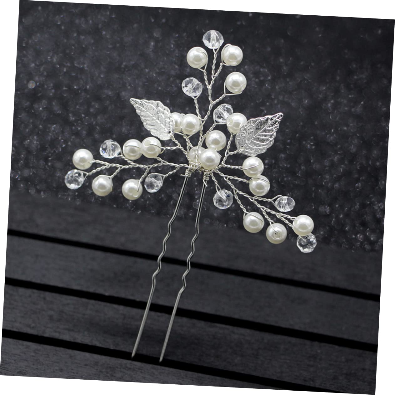 Amosfun 18stücke Teiliges U-förmige Haarnadeln Mit Perlen Und Kristallen Haarschmuck Für Braut Und Damen Elegantes Haar-accessoire Für Hochzeiten Und Besondere Anlässe Silber