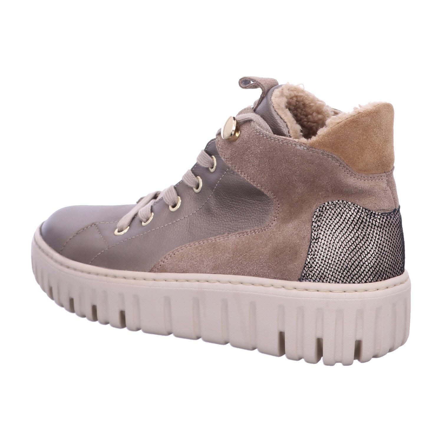 Waldläufer H-Livia Schnürstiefel Beige