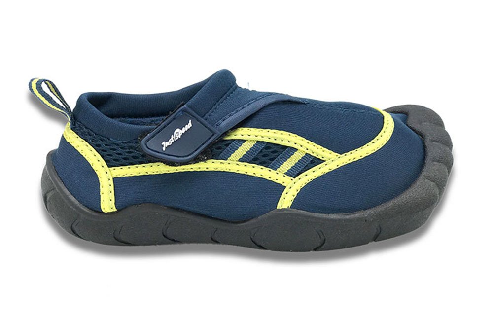 Just Speed Boys Toes Finger Aqua Shoe Size 1 D Black/Lime