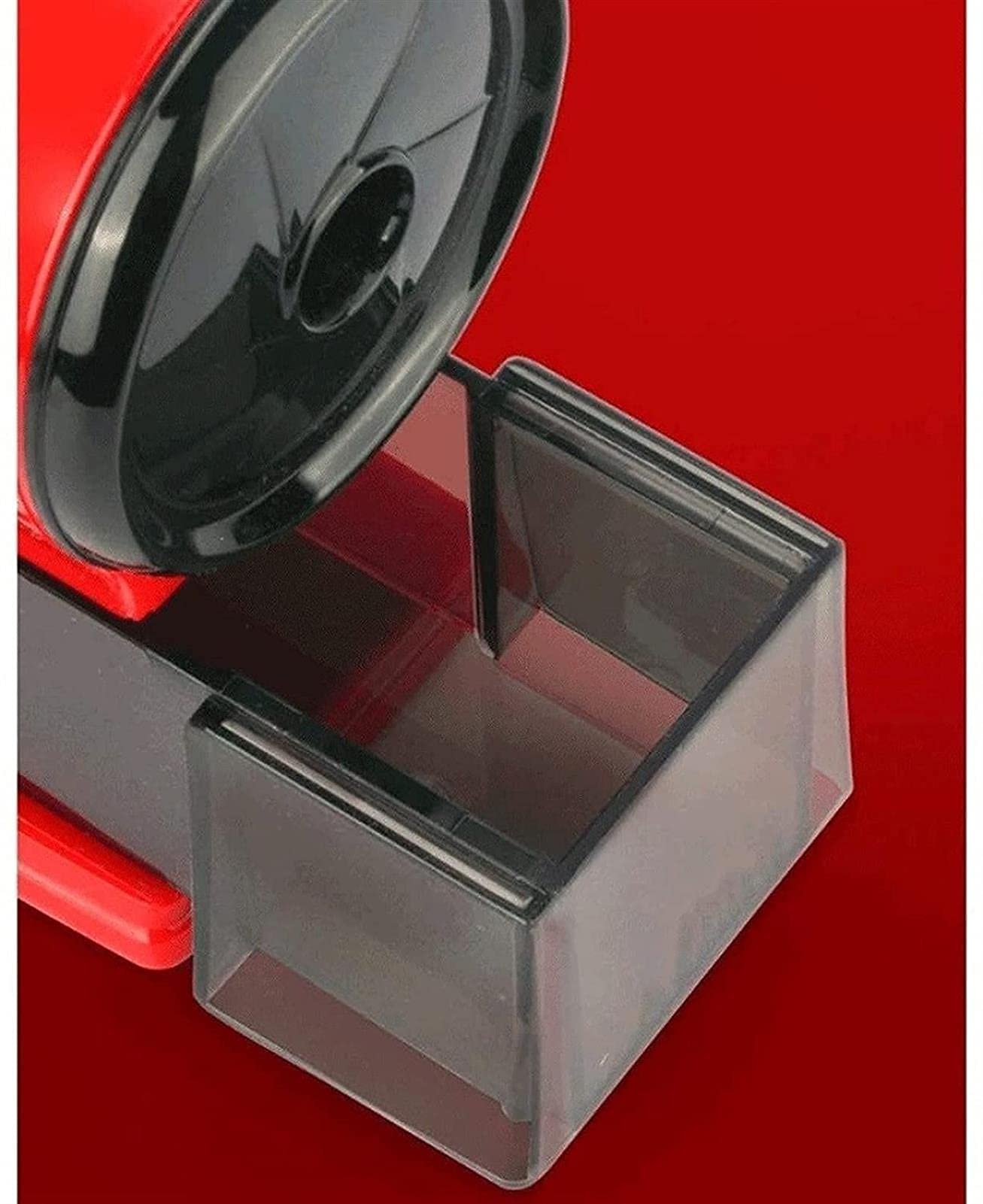 Niedlicher manueller Bleistiftspitzer für den Schreibtisch, rotierender Spiralbleistift, Schreibwaren-Bleistiftspitzer für die Schule, Rutschfester Griff, Handkurbelspitzer