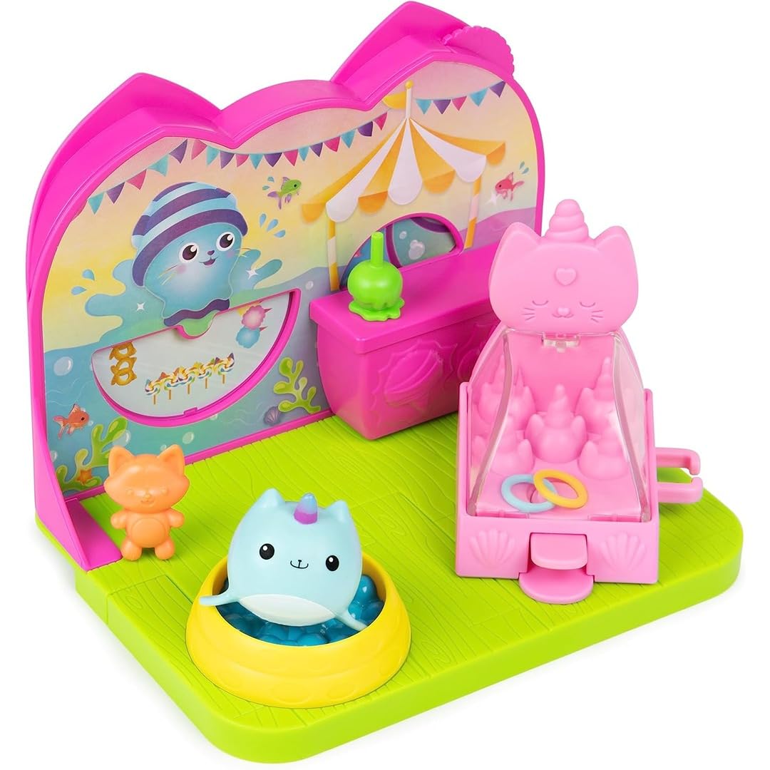 Gabby and The Magic House – Gabby's Dollhouse – Deluxe Carnival Playset – 1 Figure + Accessories – Doll House Piece – Cartoon Gabby and The Magic House – Children's Toy 3 Years and Above