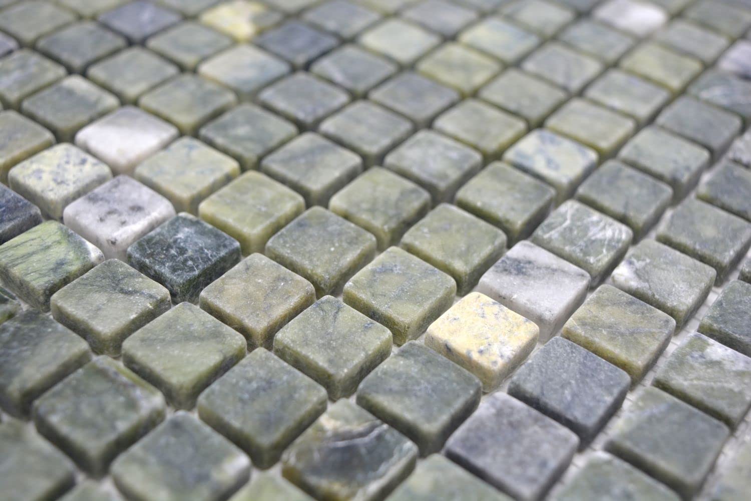 Mosaico in marmo naturale verde opaco parete pavimento cucina bagno doccia mosaico mosaico mosaico pavimento