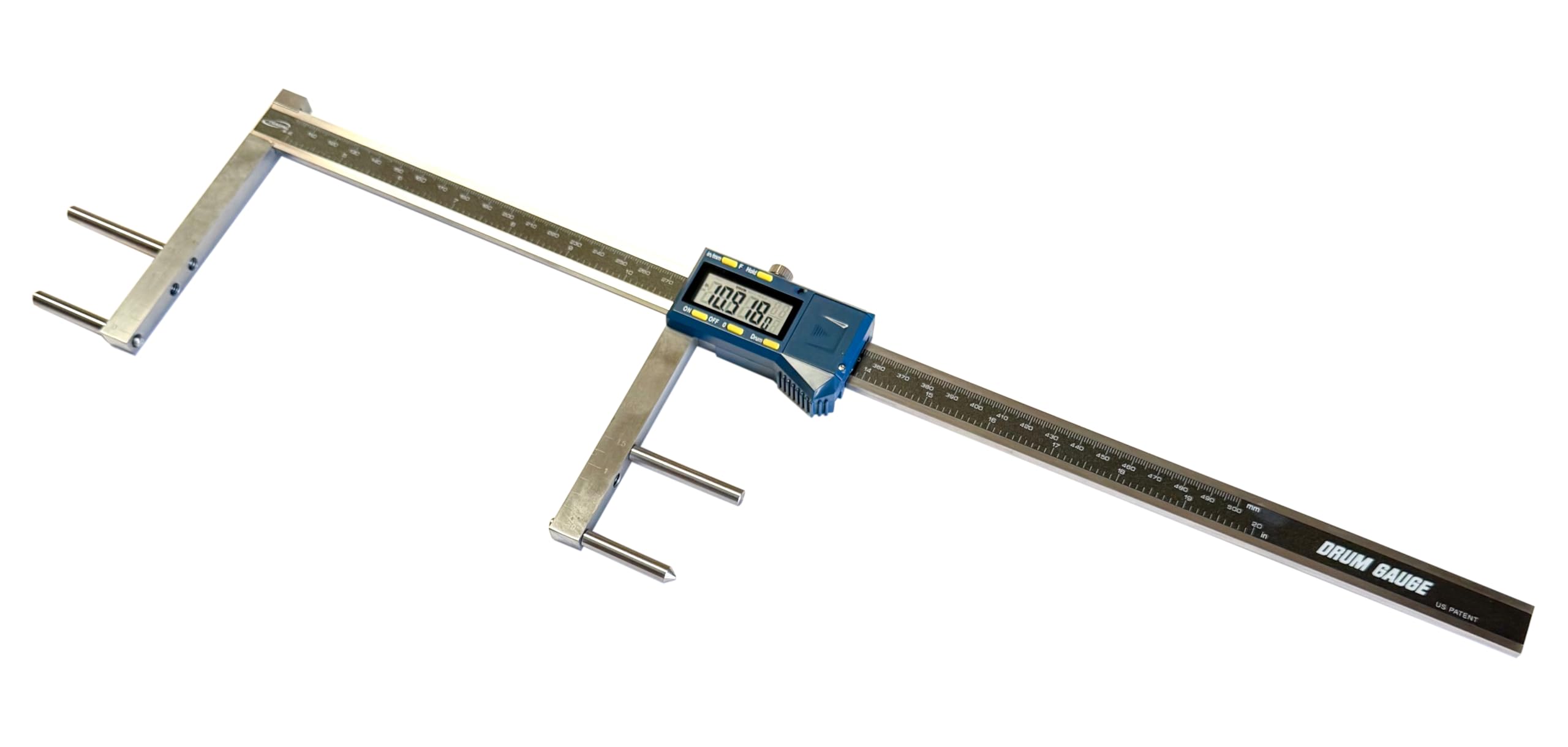 iGAGING Manometro digitale per tamburo del freno, gamma 4-20 pollici, grado di protezione IP54, display LCD XL
