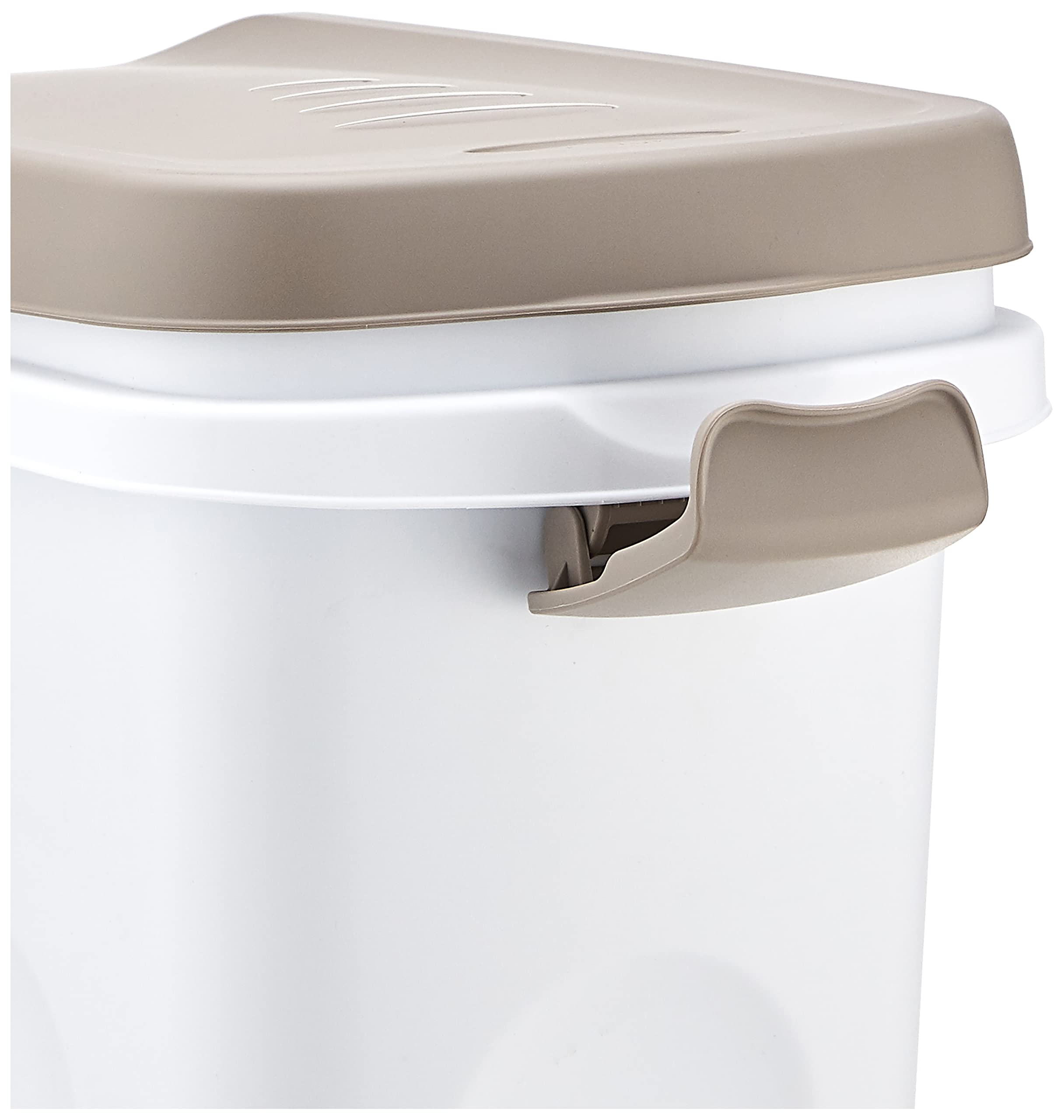 Stefanplast Conteneur Petfood Brun/Blanc, 15l pour Chien Petit