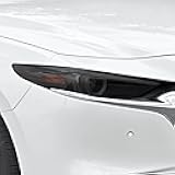 Full Headlight Head Light Tint Kit Fits Mazda 3 Sedan 2019-2025, Light Smoke