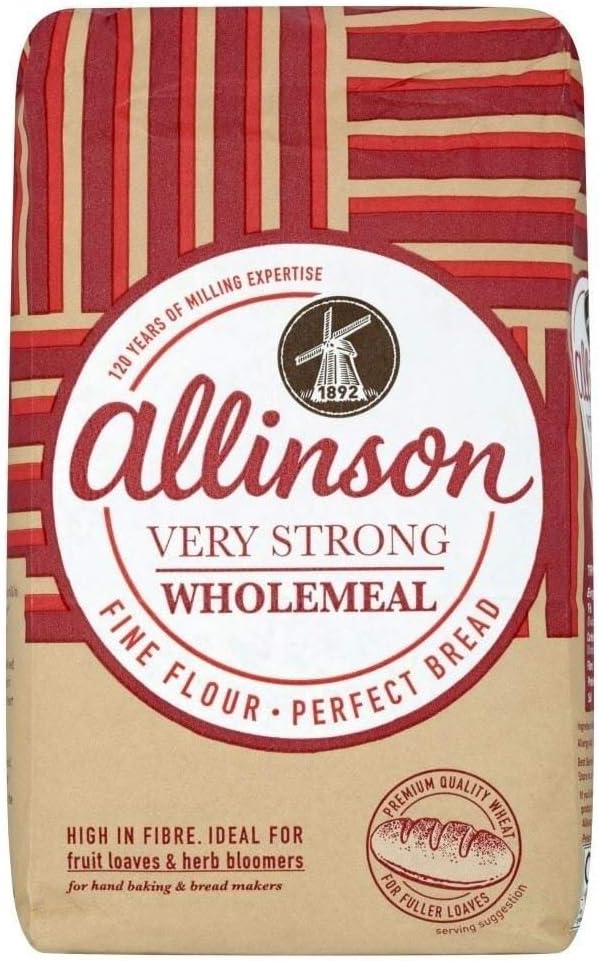 Allinson Very Strong Wholemeal Bread Flour (1.5Kg) - Pack of 2