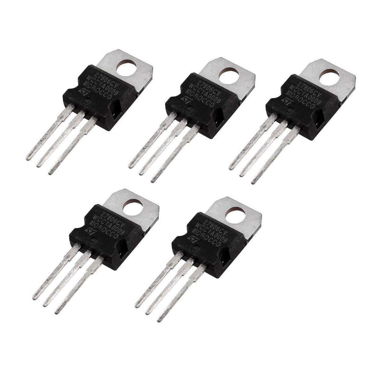 INVENTO 5Pcs L7806CV Linear Voltage Regulator, 7806, Fixed, Positive, 11V To 35V In, 6V And 1.5A Out, TO-220-3 (B07ZN2W9ZW) Amazon Price History, Amazon Price Tracker