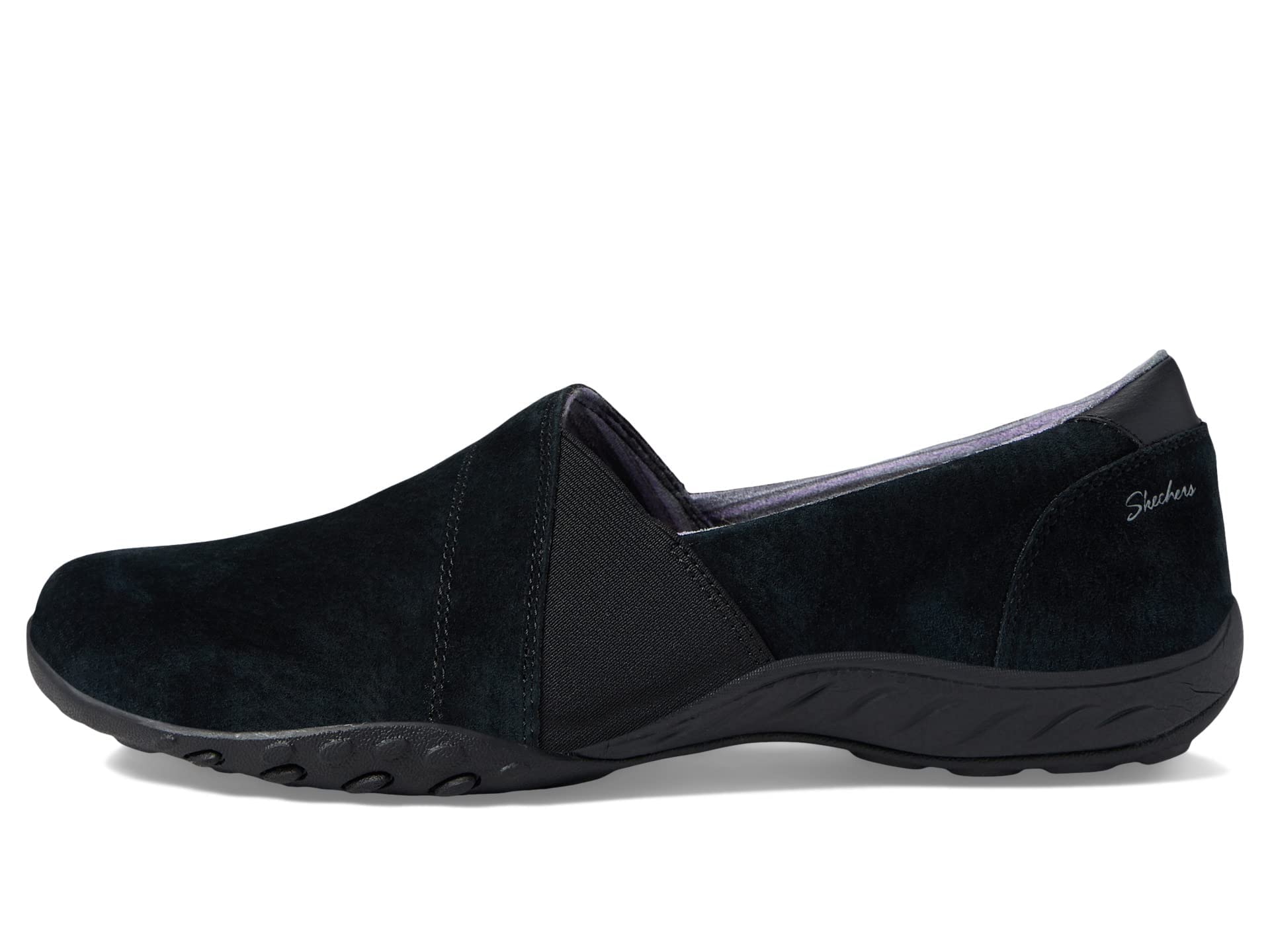 Skechers Damskie klapki Breathe Easy – dziecięce, czarny, 36.5 EU