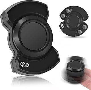 3-in-1 Fidget Spinner Toy for Adults, Metal Slider Clicker Spinner Magnetic for Office Desk Toys Stress Anxiety Relief Items ADHD Autism Magnet EDC Cool Gadget Gifts for Teen Boy Valentine's Day Gift