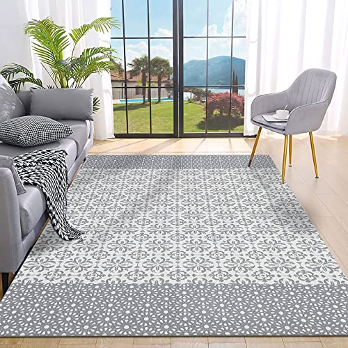 Alfombras de Habitacion Grande Gris Marca SHACOS