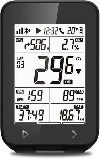 iGPSPORT iGS320 Navigation Bike Computer, Wireless GPS Cycling Computer, 72H Battery Life Auto Start/Pause, ANT+ Bluetooth Waterproof Cycle Computer