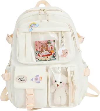 Milageto Cute Women Backpack Shoulder Bag Anti-theft School Bag Handbag Rucksack