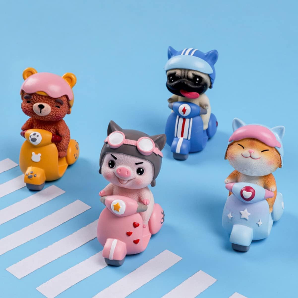 10 Mini Bauhüte Aus Kunststoff - Für Puppen, Flaschen & Deko